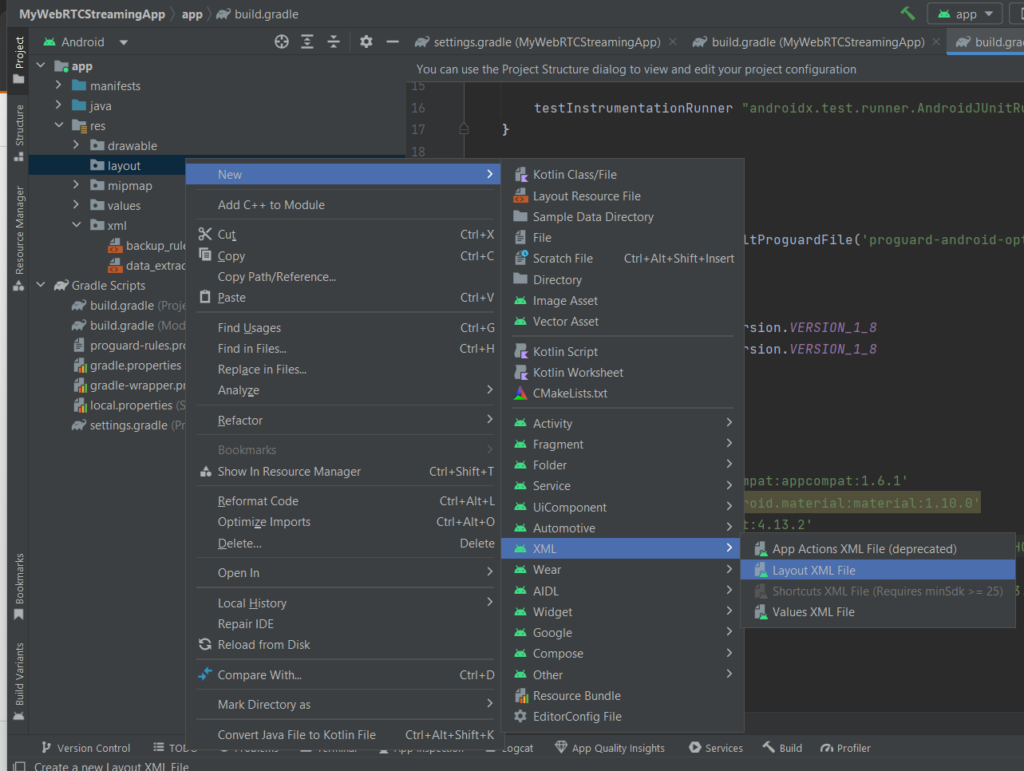 android sdk ui