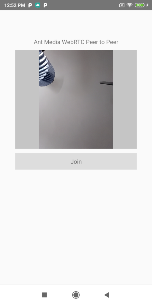 Webrtc peer to peer p2p