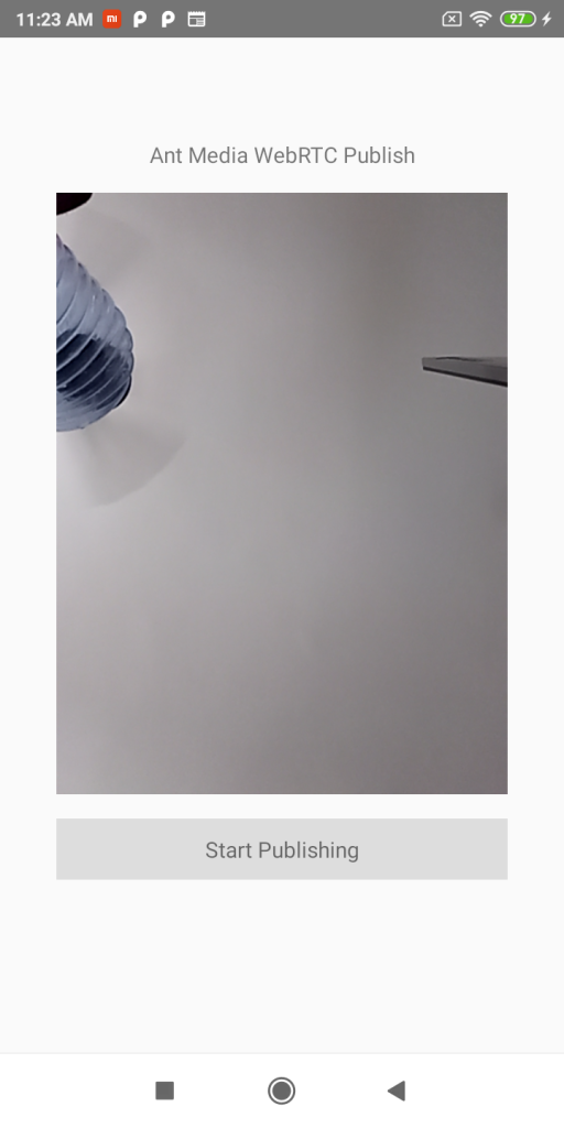 Ant media server webrtc publishing