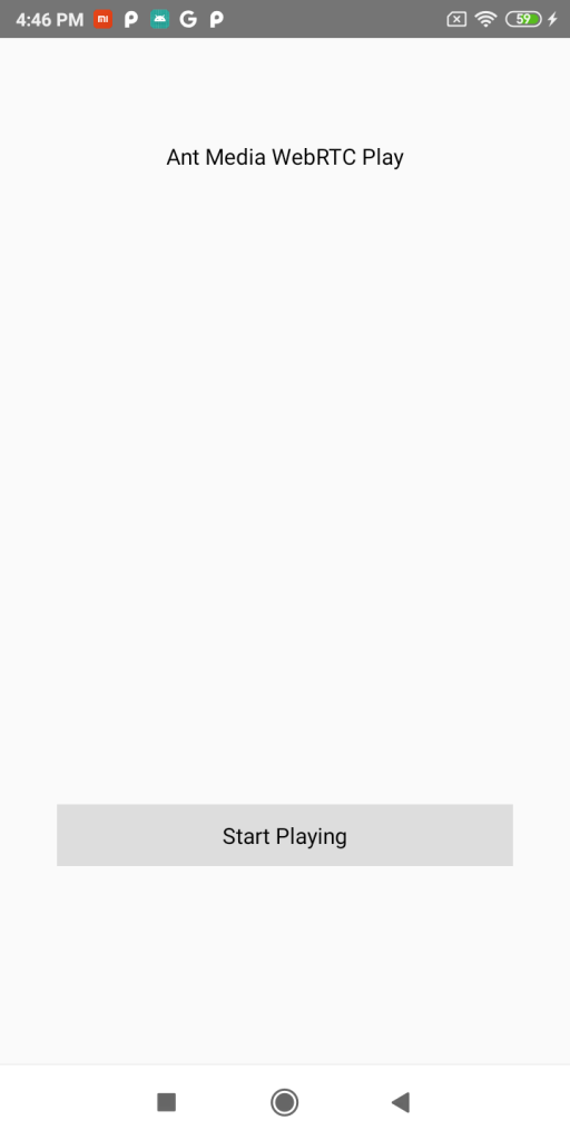 Ant Media server webrtc stream playing