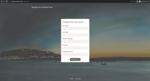create account ant media server