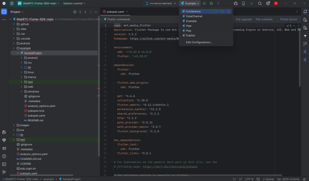 flutter samples