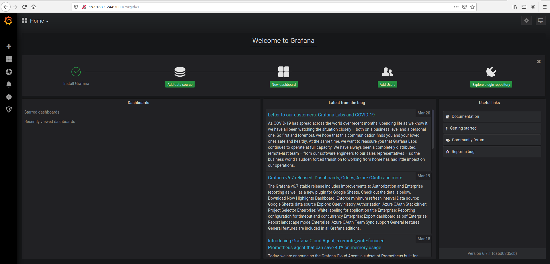 Monitor Ant Media Server with Grafana