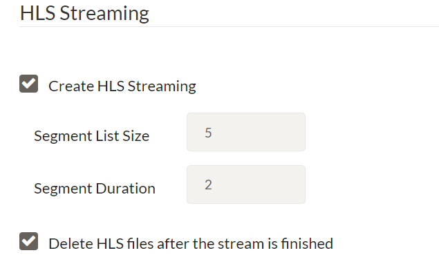 HLS Streaming