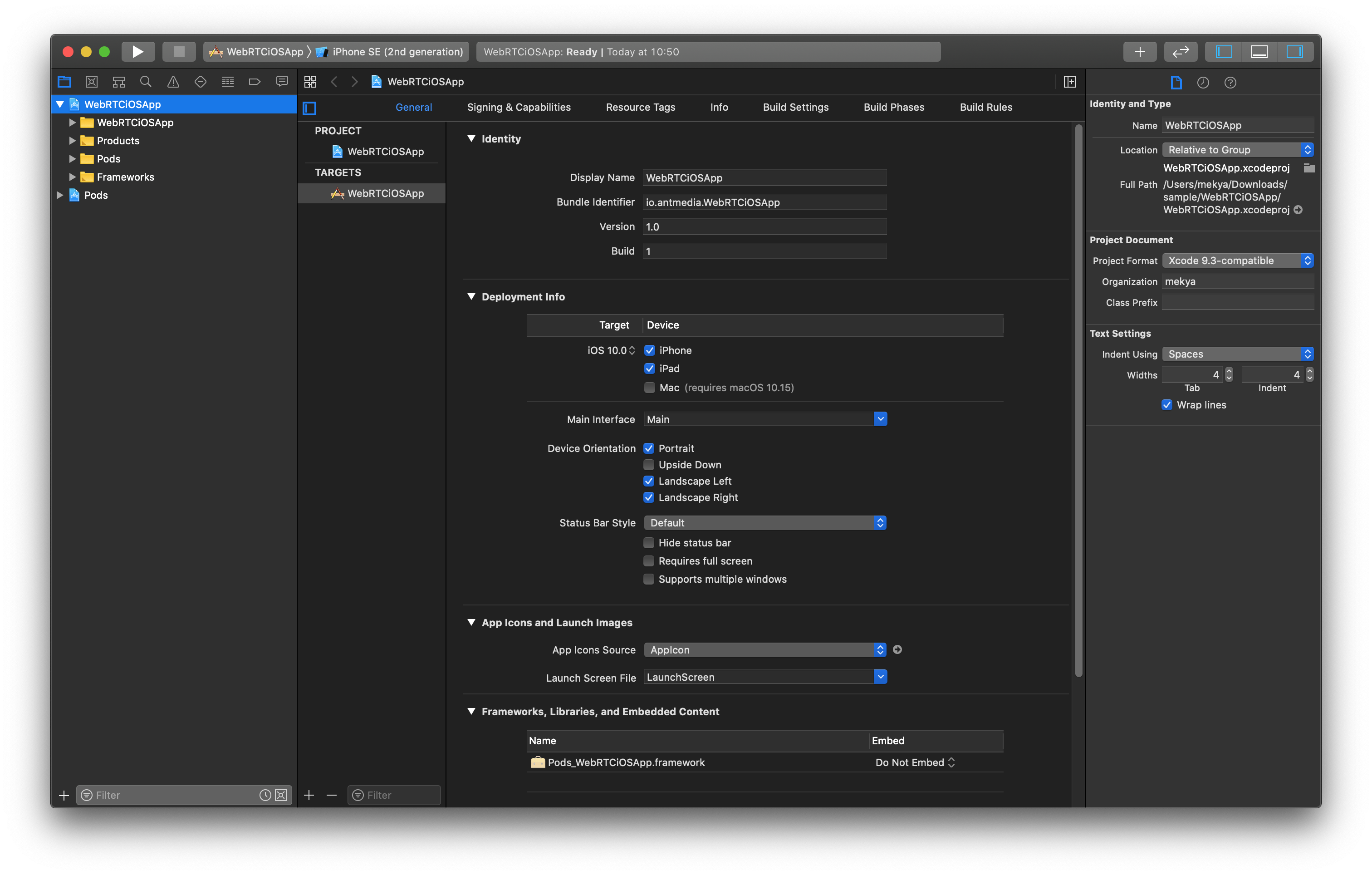 WebRTC iOS SDK