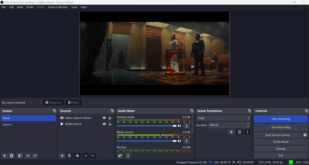 obs streaming