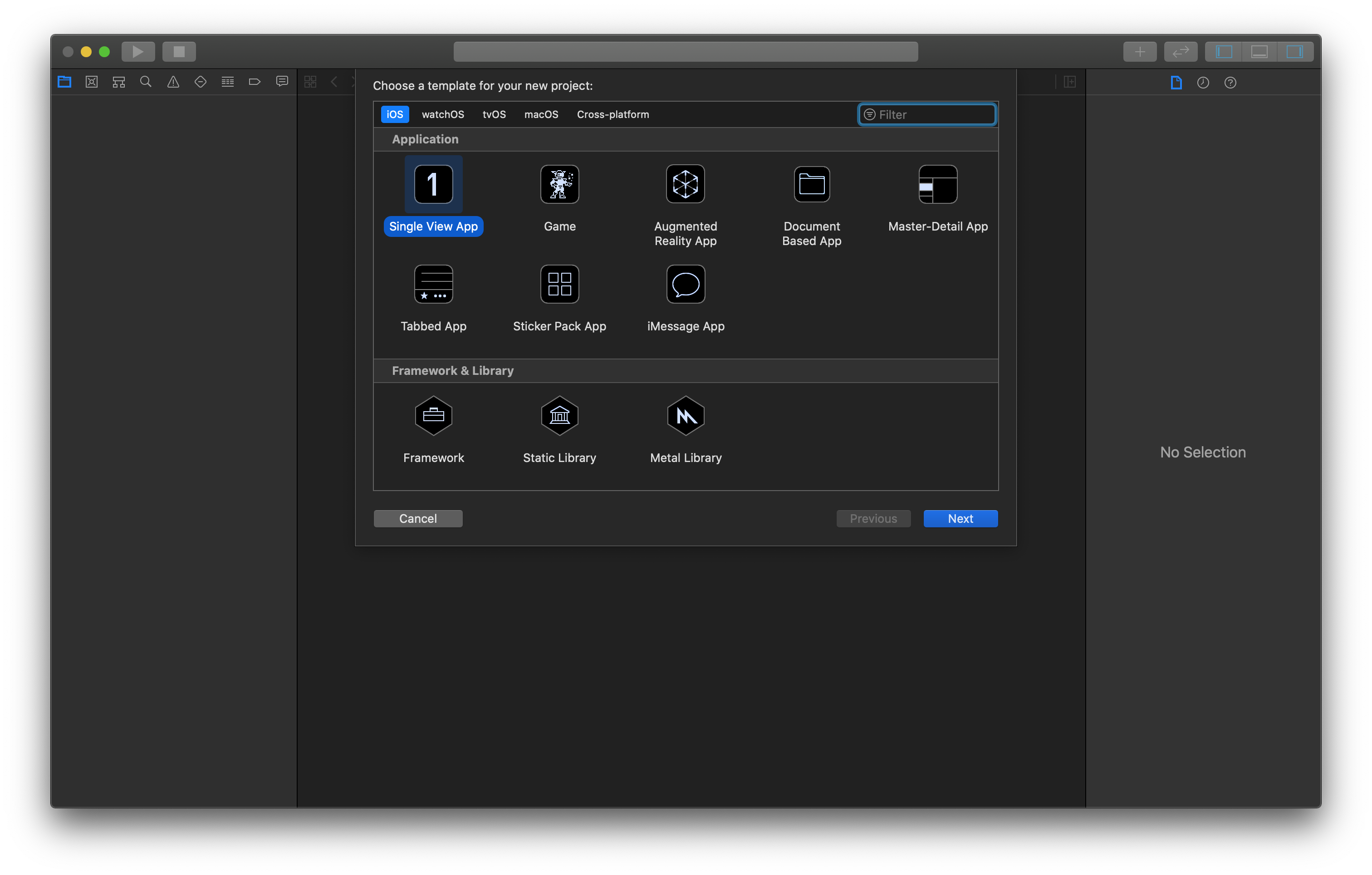 open xcode
